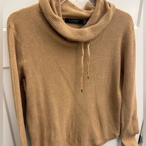 Lauren Ralph Lauren Medium Ribbed Neutral Classic Brown Sweater